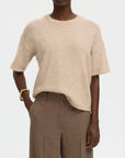 SELECTED FEMME TOPP LULU 2/4 BIRCH _105845.jpg