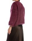 TRÖJA MOHAIR MANCHE 3/4 BURGUNDY_104489.jpg