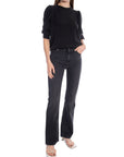 SELECTED FEMME TOPP TENNY 3/4 SWEAT BLACK_89601.jpg