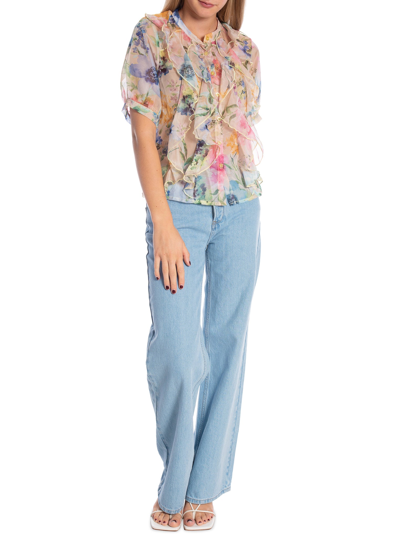 BLUS RUFFLED FLOWER JAUNE_98826.jpg
