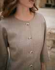 NEO NOIR JACKA MESTO WHITE/BROWN_101477.jpg