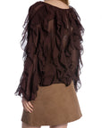 COPPEROSE BLUS ELEGANT RUFFLE BROWN_102486.jpg