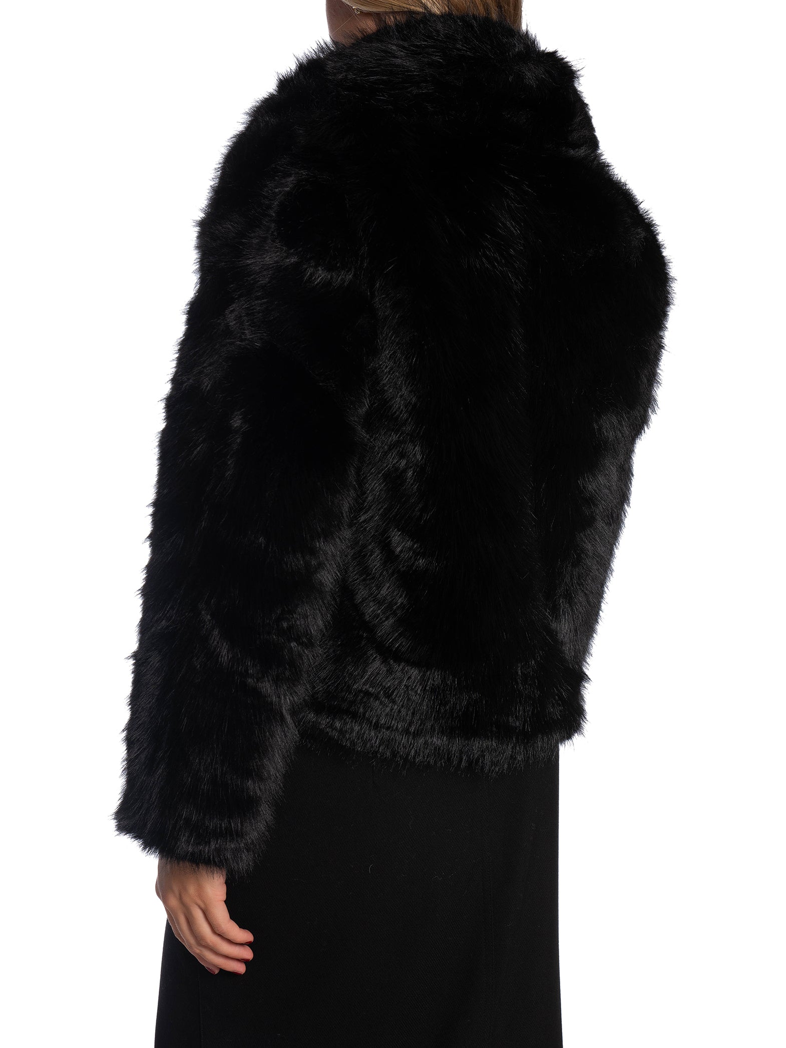 COPPEROSE JACKA SHORT FAUX FUR BLACK_92511.jpg