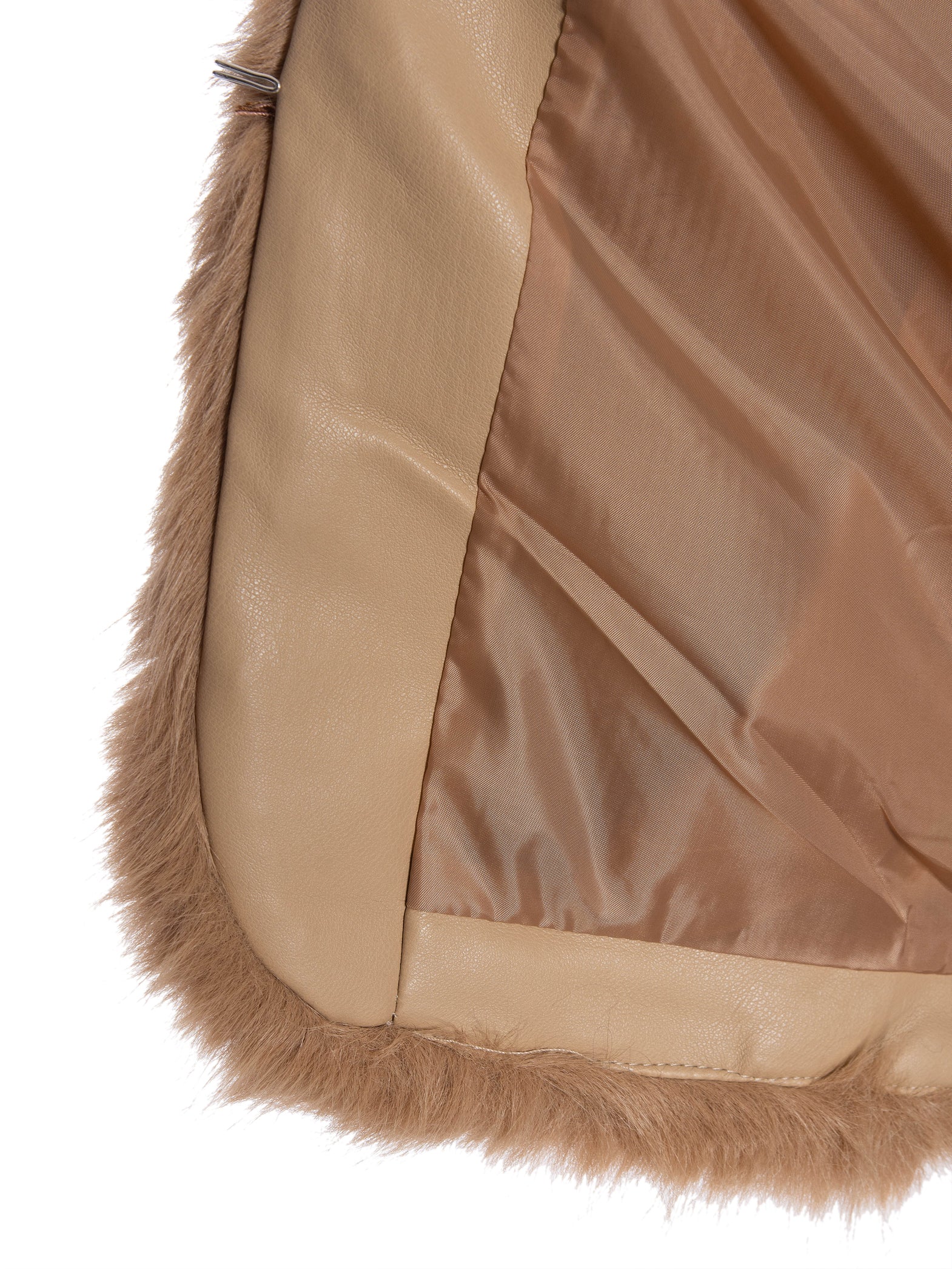 COPPEROSE JACKA SHORT FAUX FUR CAMEL_91457.jpg