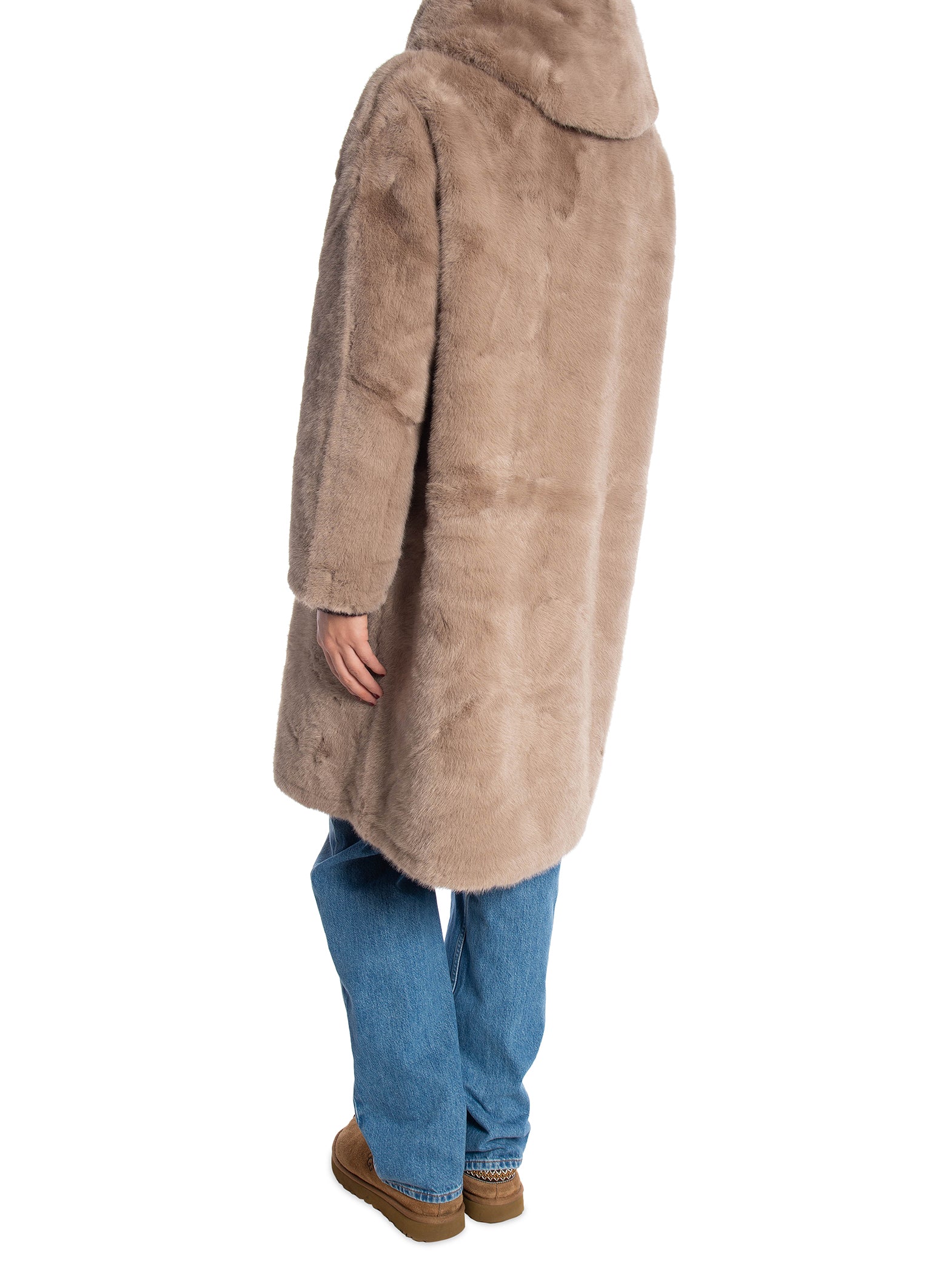 COPPEROSE KAPPA MID-LENGTH FAUX FUR HOODED TAUPE_92833.jpg