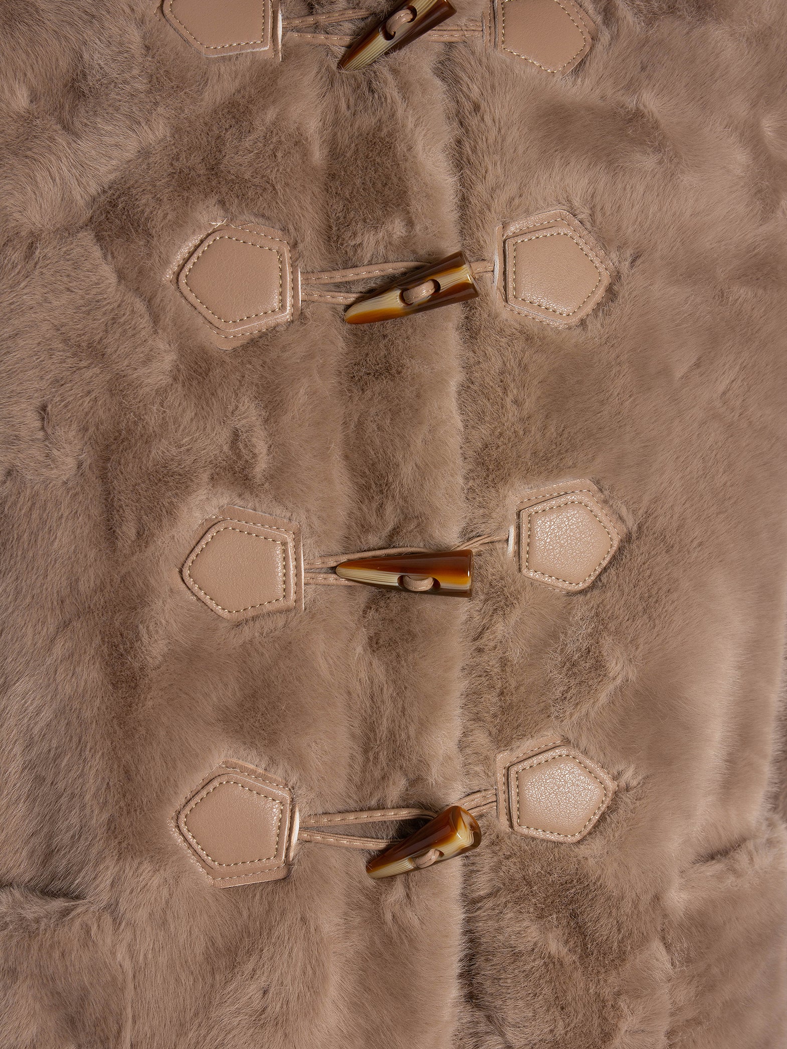 COPPEROSE KAPPA MID-LENGTH FAUX FUR HOODED TAUPE_92834.jpg