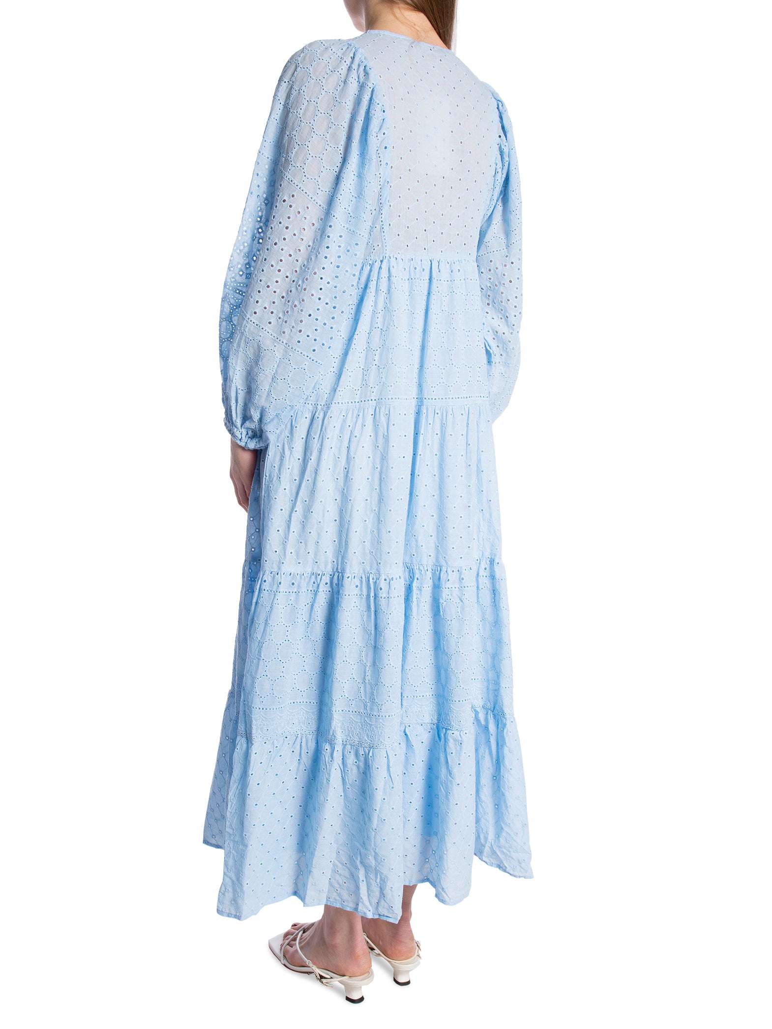 COPPEROSE KLÄNNING LONG EMBROIDERED BLUE_97313.jpg
