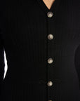 COPPEROSE KLÄNNING LONG KNIT BUTTON BLACK_93358.jpg