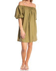 COPPEROSE KLÄNNING OFF SHOULDER KAKI_98163.jpg