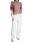 CO´COUTURE BLUS CHARLIE SS PUFF BLOUSE OLD ROSE_97255.jpg