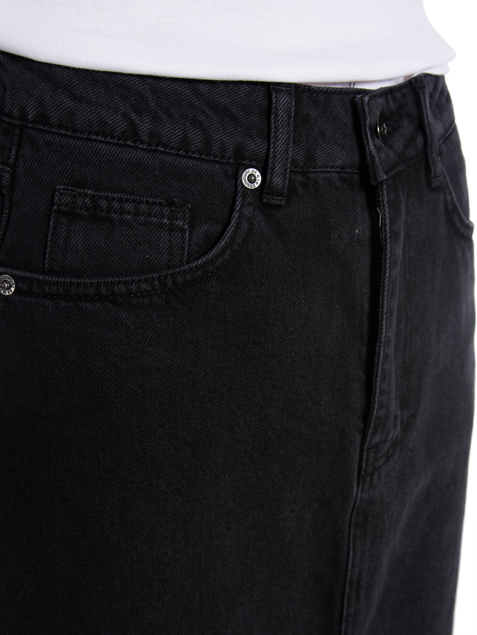 CO´COUTURE KJOL VIKA SLIT DENIM BLACK_78443.jpg