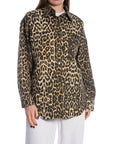 CO´COUTURE SKJORTA LEO DENIM KHAKI _89042.jpg