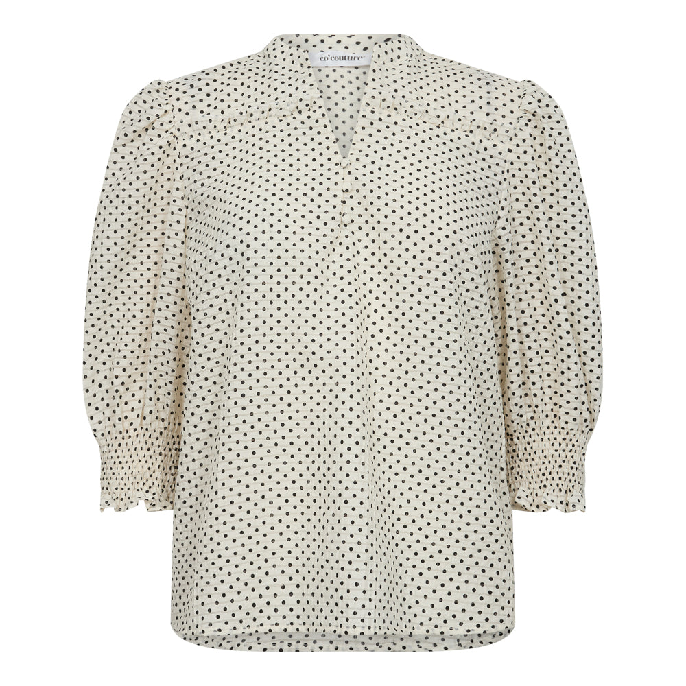 CO\'COUTURE TOPP CHESS DOT OFF WHITE_85857.jpg