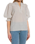 CO\'COUTURE TOPP CHESS DOT OFF WHITE_86083.jpg
