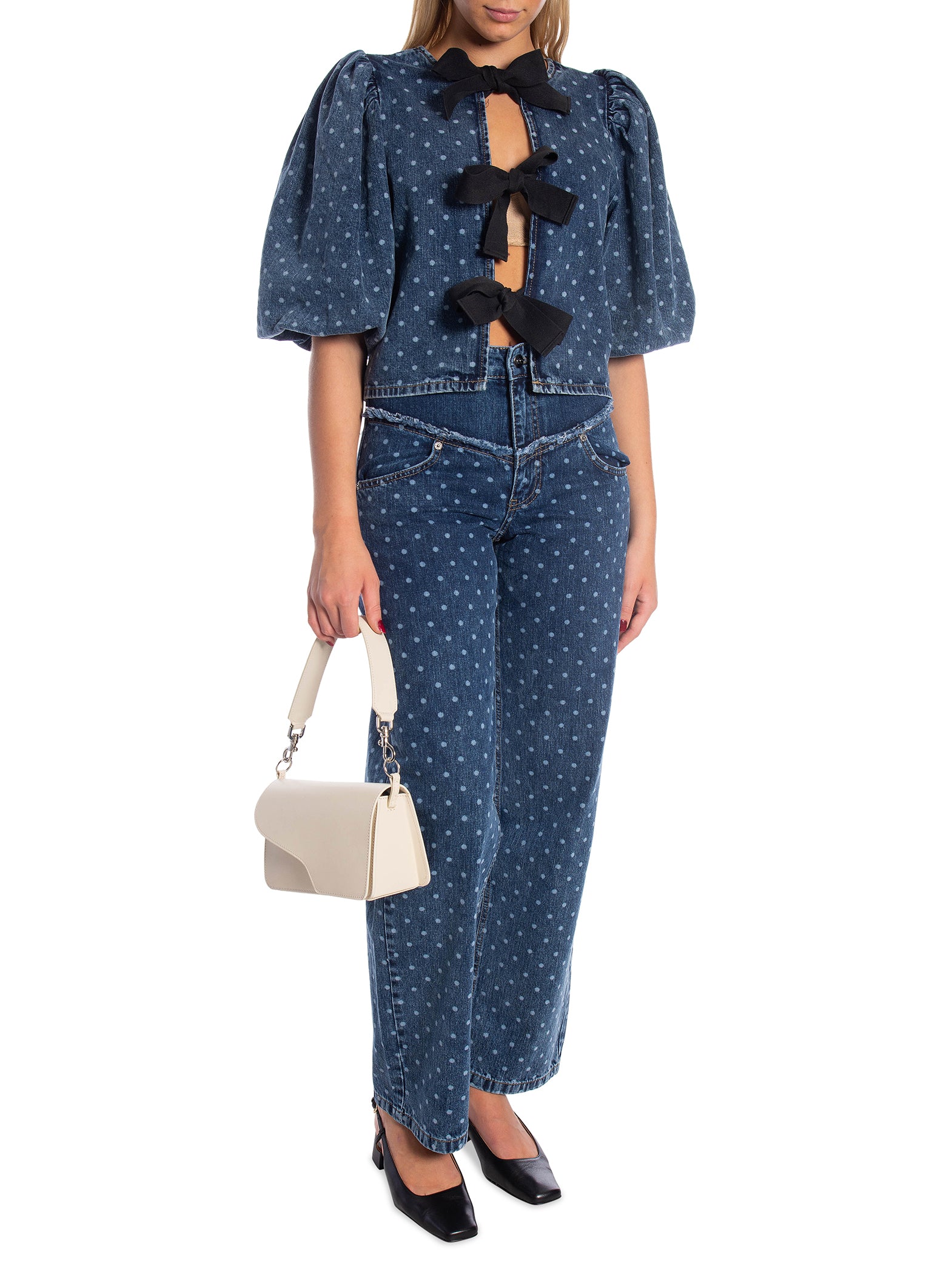 CO\'COUTURE TOPP DARIN DOT BOW DENIM BLUE_91282.jpg