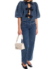 CO\'COUTURE TOPP DARIN DOT BOW DENIM BLUE_91282.jpg