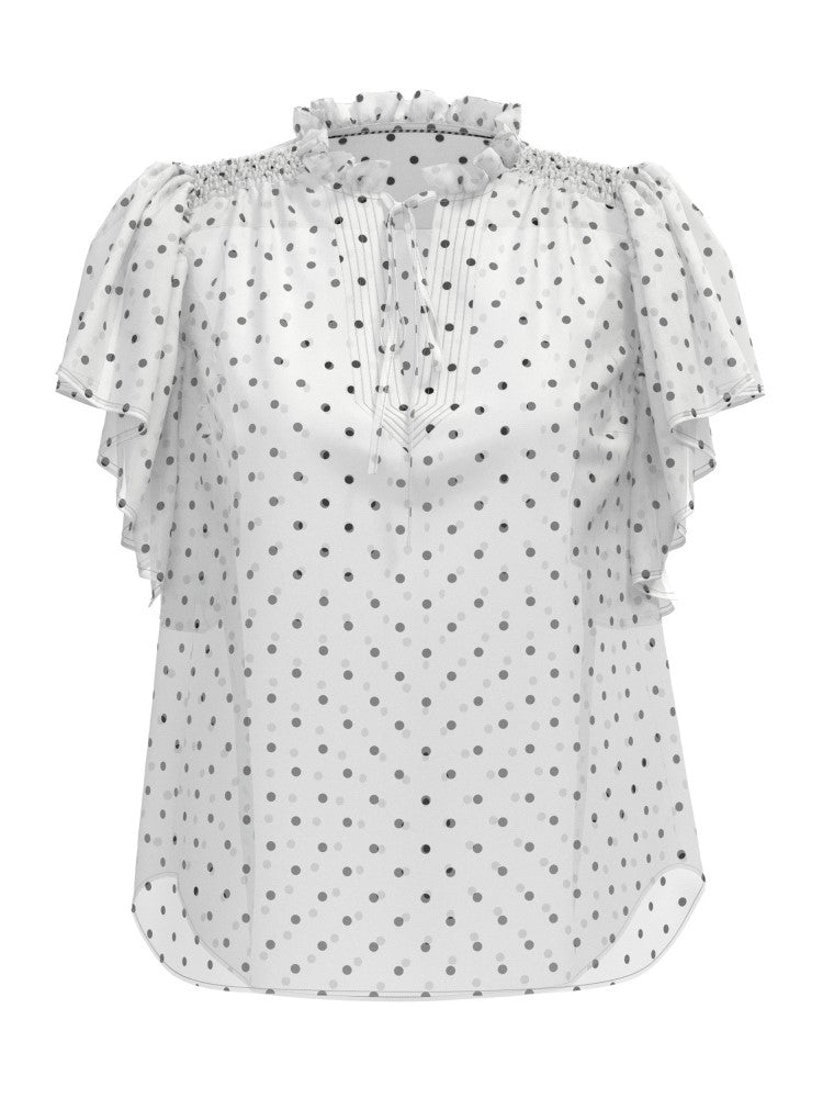 CO\'COUTURE TOPP DIONNE DOT FRILL OFF WHITE_90508.jpg