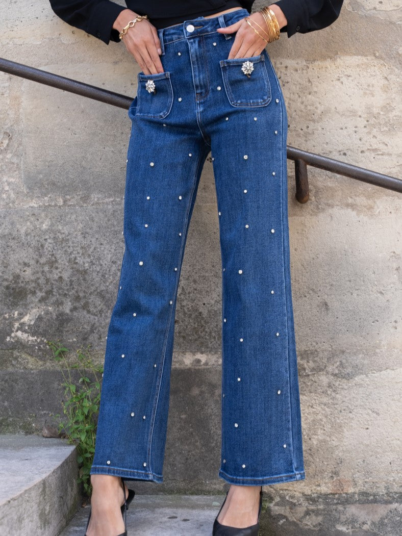 DENIM LIFE JEANS DIAMOND BUTTONS WIRE LEG F3781_86100.jpg