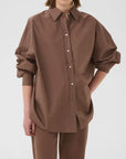 INWEAR SKJORTA HAZE COFFEE QUARTS_111343.jpg