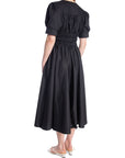 JUS DE POM KLÄNNING V-NECK SMOCKING NOIR_98987.jpg