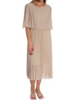 KLÄNNING ELEGANT PLEATED LONG BEIGE_109366.jpg