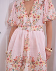 KLÄNNING PASTEL BLOOMS PUFF SLEEVES ROSE_108403.jpg