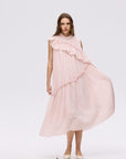 KLÄNNING ROMANTIC RUFFLE SLEEVELESS ROSE_108398.jpg