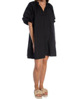 KLÄNNING VOLUMINOUS TIERED RUFFLE SLEEVE SHORT BLACK_109708.jpg
