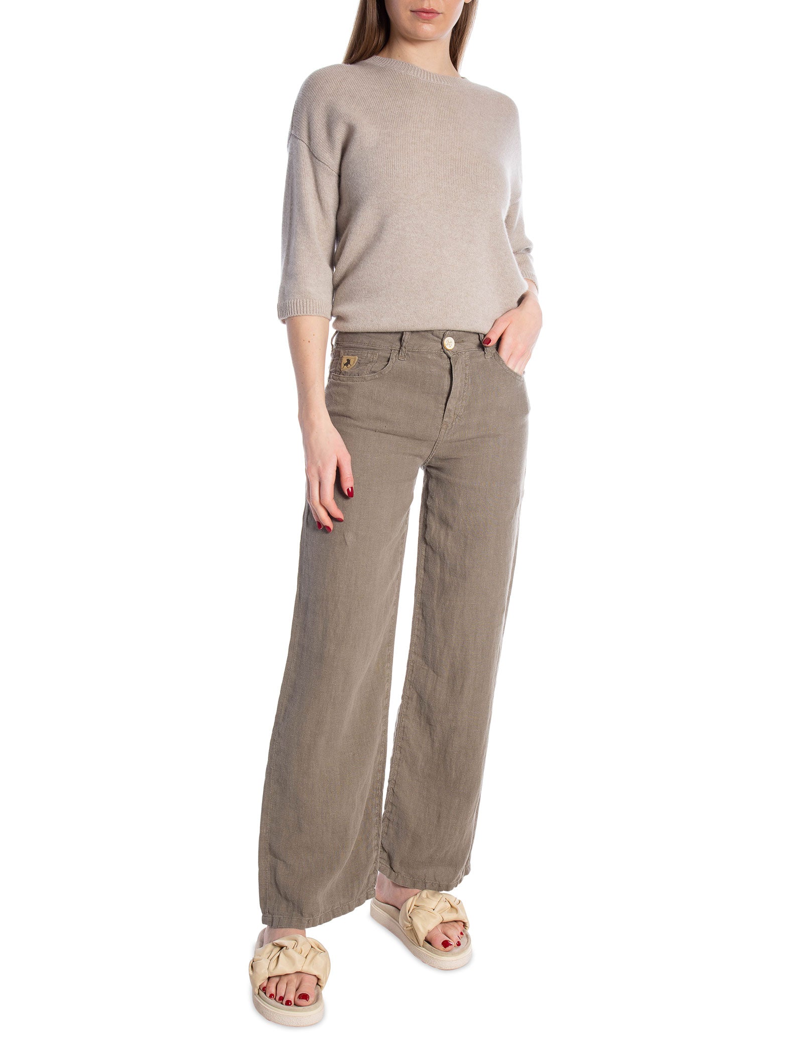 LOIS BYXA CULOTTE LINEN COLOUR HEDGE GREEN L32_97139.jpg