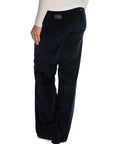 LOIS BYXA PALAZZO MISTRAL SHINY CORD NAVY L32_112789.jpg