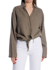 LOIS SKJORTA PIA LINEN HEDGE GREEN_96348.jpg