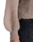 MAËLYS PARIS TRÖJA ROUND NECK MOHAIR BEIGE_91586.jpg