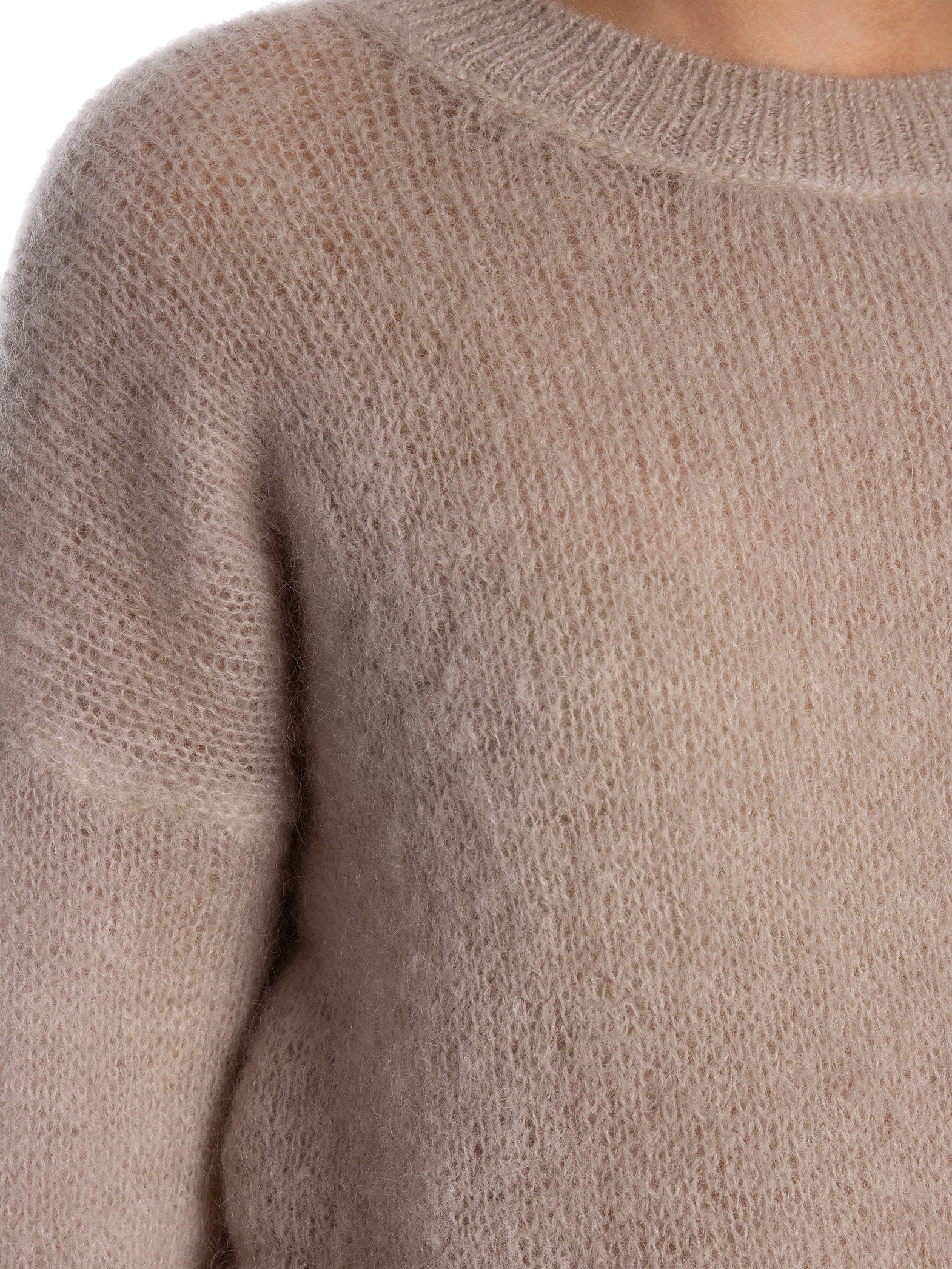 MAËLYS PARIS TRÖJA ROUND NECK MOHAIR BEIGE_91590.jpg
