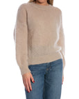 MAËLYS PARIS TRÖJA ROUND NECK MOHAIR TAUPE_93606.jpg