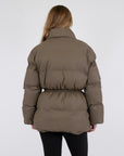 NEO NOIR JACKA MAYRA C PUFFER DARK TAUPE_91811.jpg