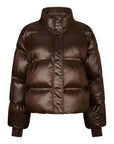 NEO NOIR JACKA RHEA SHINY PUFFER DARK BROWN_101455.jpg