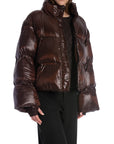 NEO NOIR JACKA RHEA SHINY PUFFER DARK BROWN_102205.jpg