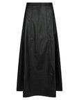 NEO NOIR KJOL RAYA FAUX BLACK_105365.jpg