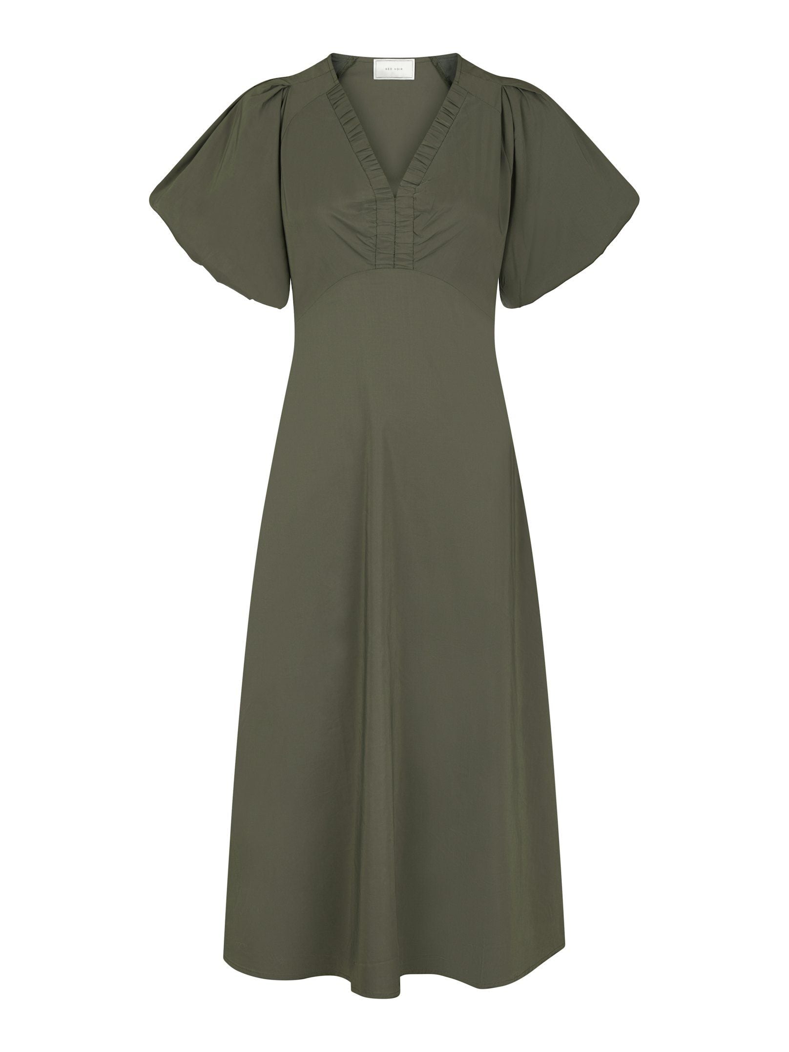 NEO NOIR KLÄNNING ILLANA POPLIN ARMY_89793.jpg