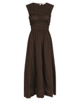 NEO NOIR KLÄNNING MYRNA S VOILE DARK BROWN_99654.jpg