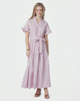 NEO NOIR KLÄNNING NESSIE STRUCTURE STRIPE LIGHT PINK_110847.jpg