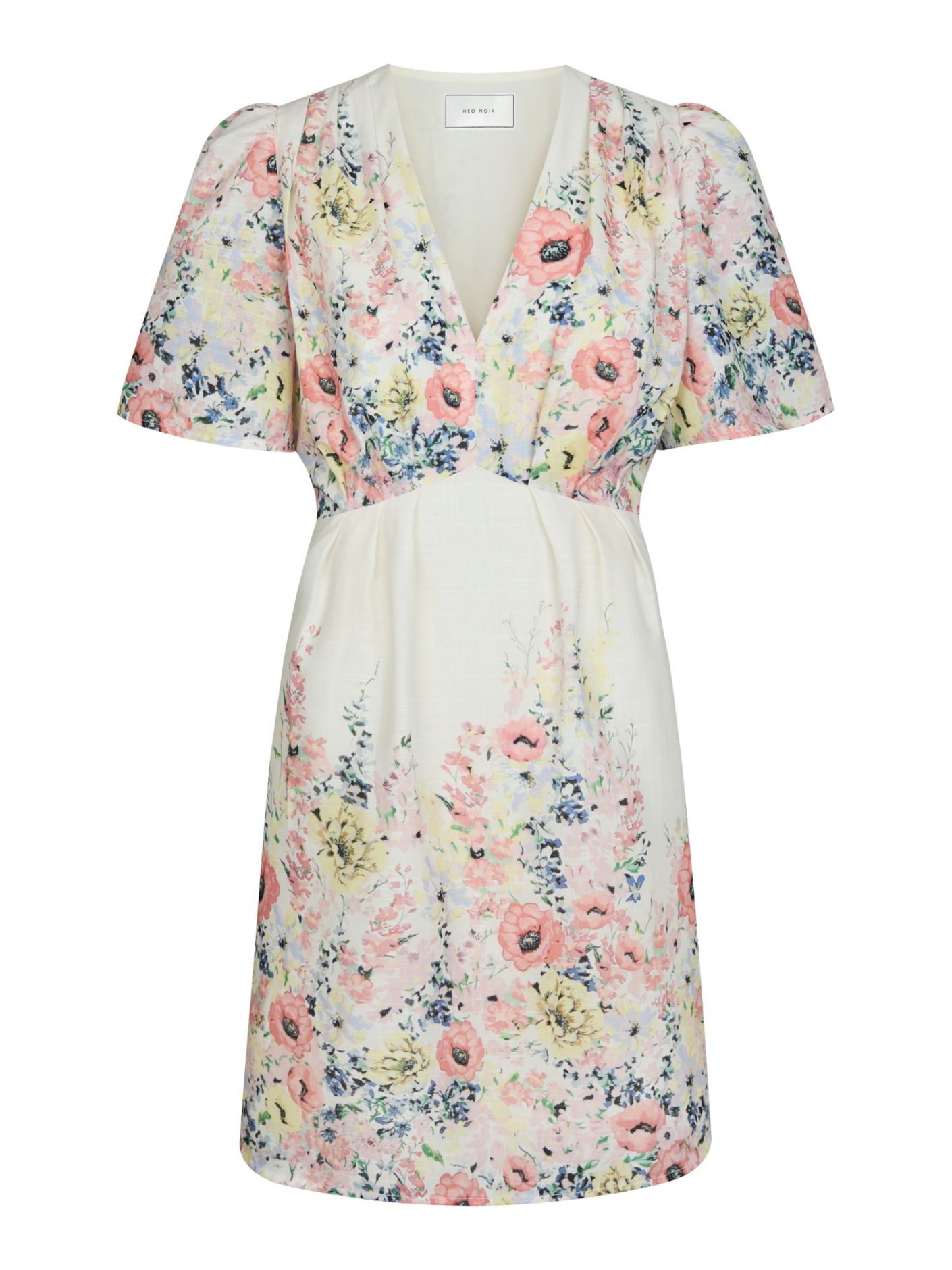 NEO NOIR KLÄNNING SHENA FLOWER PRINT CREME_99441.jpg