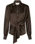 NEO NOIR SKJORTA NAJA DARK BROWN_100775.jpg