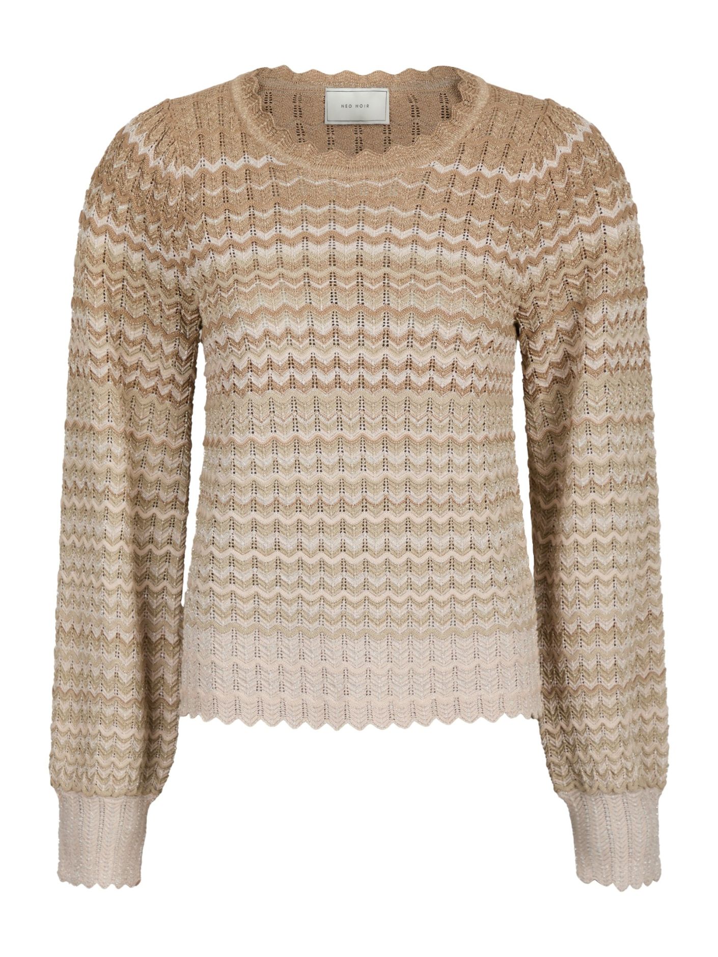 NEO NOIR TRÖJA DITO CHEVRON LIGHT BROWN_94599.jpg