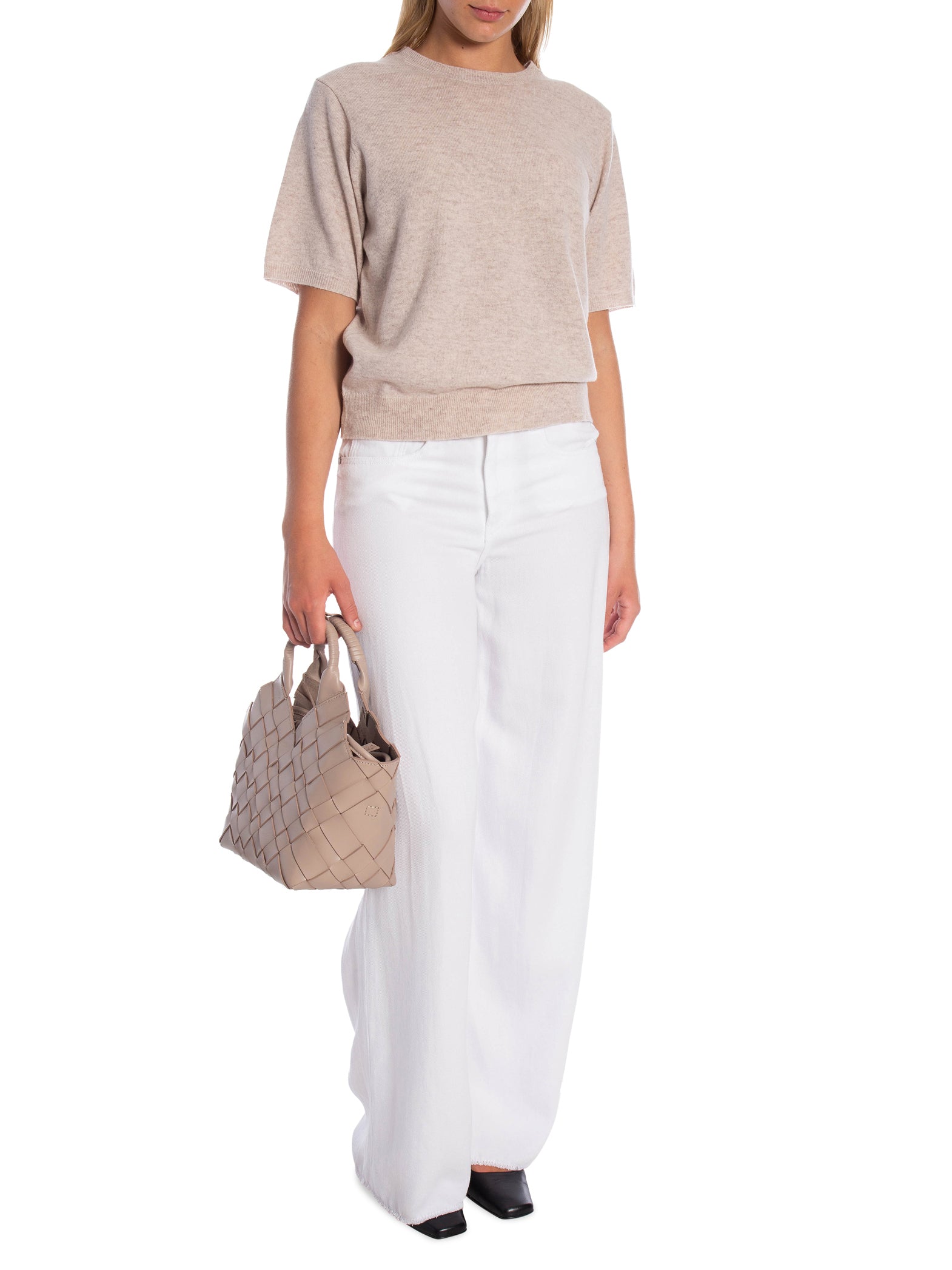 NEO NOIR TRÖJA MISSY KNIT TEE SAND MELANGE_90193.jpg