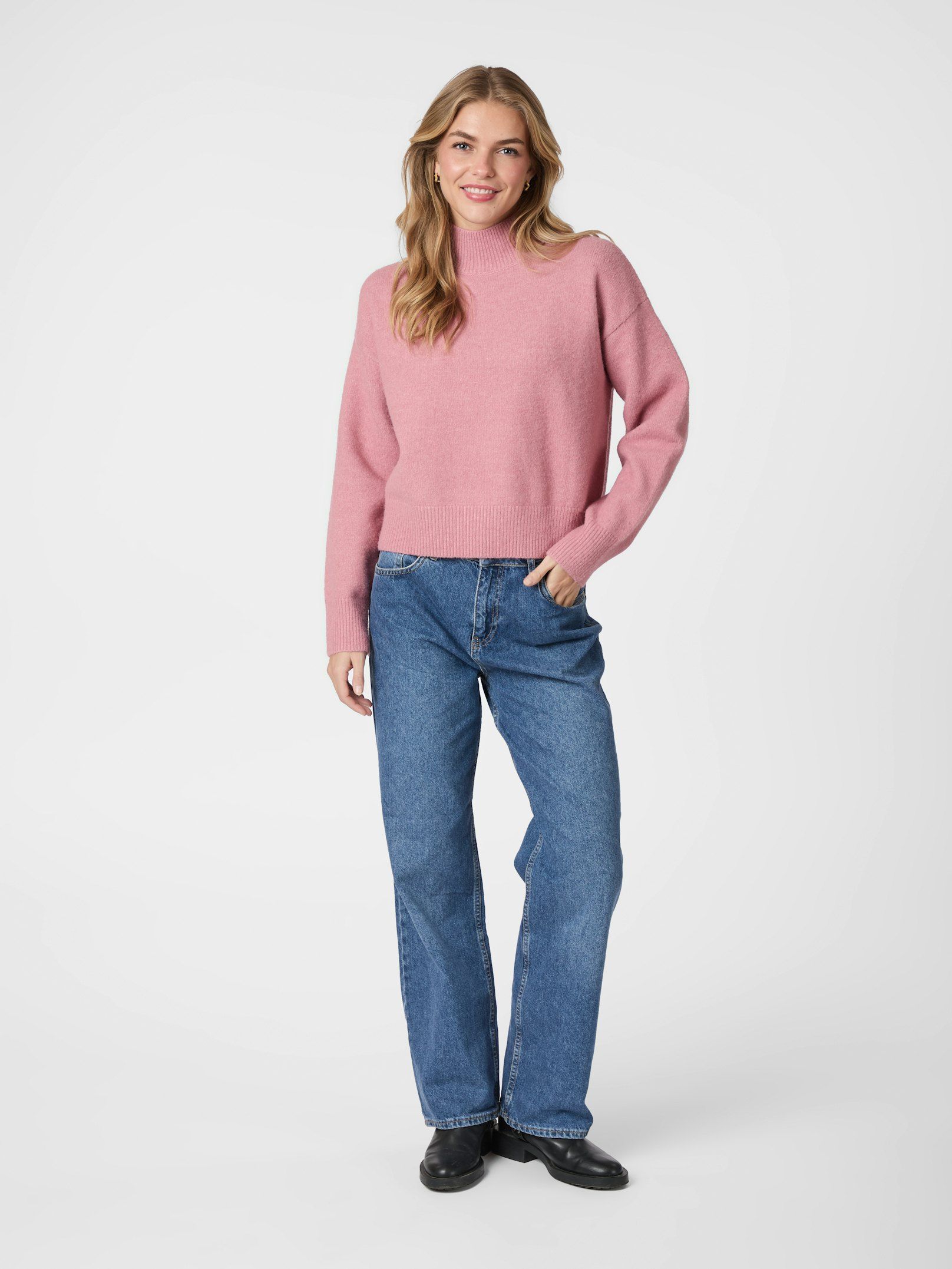 NEO NOIR TRÖJA PAULINA KNIT ROSE_99854.jpg