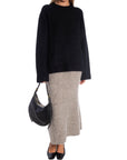 SECOND FEMALE TRÖJA BROOKLINE KNIT RAGLAN O-NECK BLACK_91901.jpg