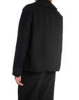 SELECTED FEMME JACKA ALMA SHORT WOOL BLACK_92088.jpg