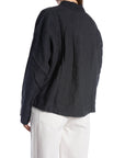 SELECTED FEMME SKJORTA LINNIE LS LINEN BLACK_97036.jpg