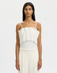 SELECTED FEMME TOPP VINELLE PLEATED SNOW WHITE_109038.jpg